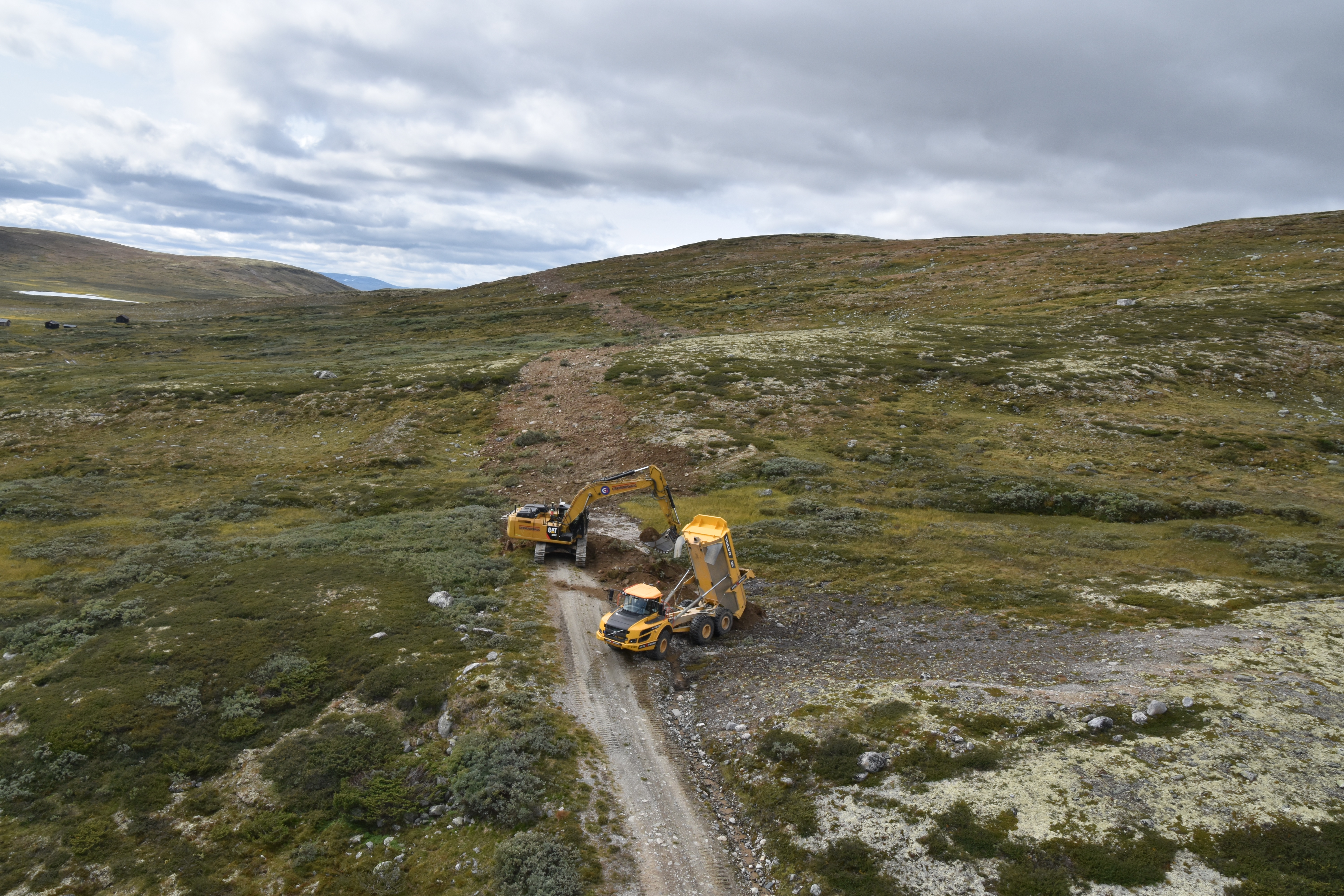 Restoration of Hjerkinn shooting range. Photo: Dagmar Hagen